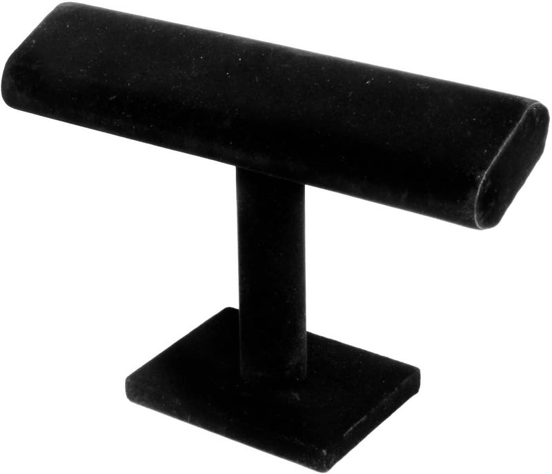 SE Black Oval Single TBar Bracelet Display  JD111SB