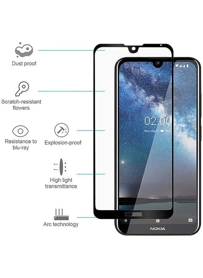 HuHa - Tempered 5D Glass Anti Fingerprint Screen Protector For Nokia C100 /C01 Plus /C1 Plus /2V Tella /C2 Tennen /C2 Tava /C1 /3.1A /3.1C /1 Plus - Image 1