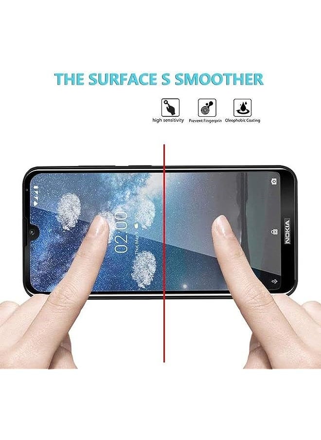 HuHa - Tempered 5D Glass Anti Fingerprint Screen Protector For Nokia C100 /C01 Plus /C1 Plus /2V Tella /C2 Tennen /C2 Tava /C1 /3.1A /3.1C /1 Plus - Image 1