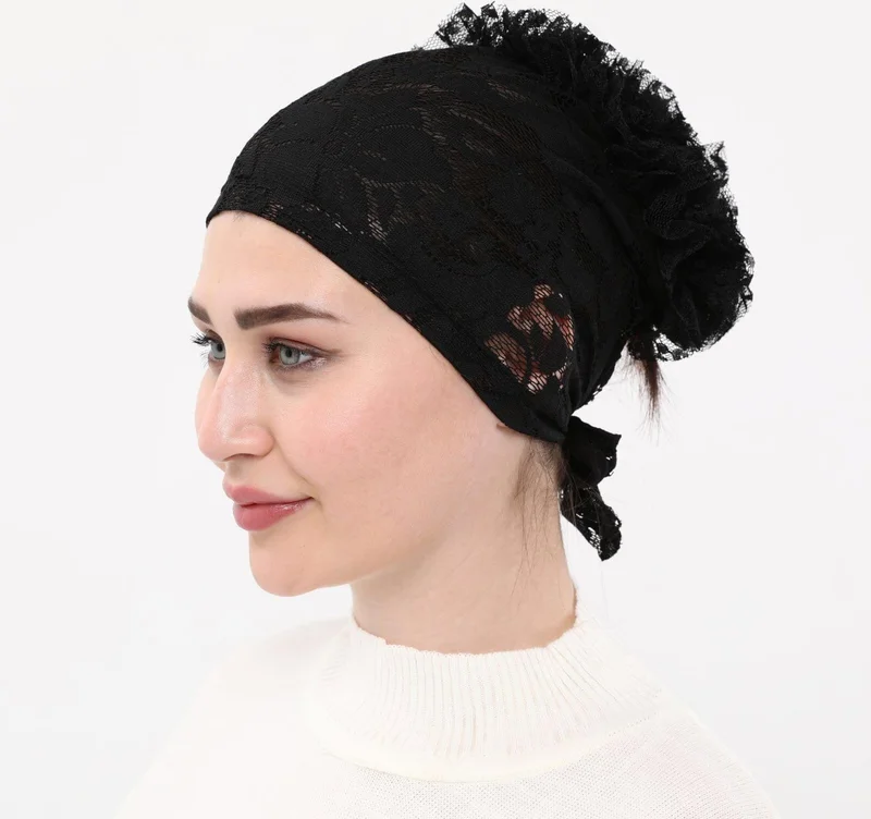 Sensu Self-Lace, Frilly Hijab Bonnet