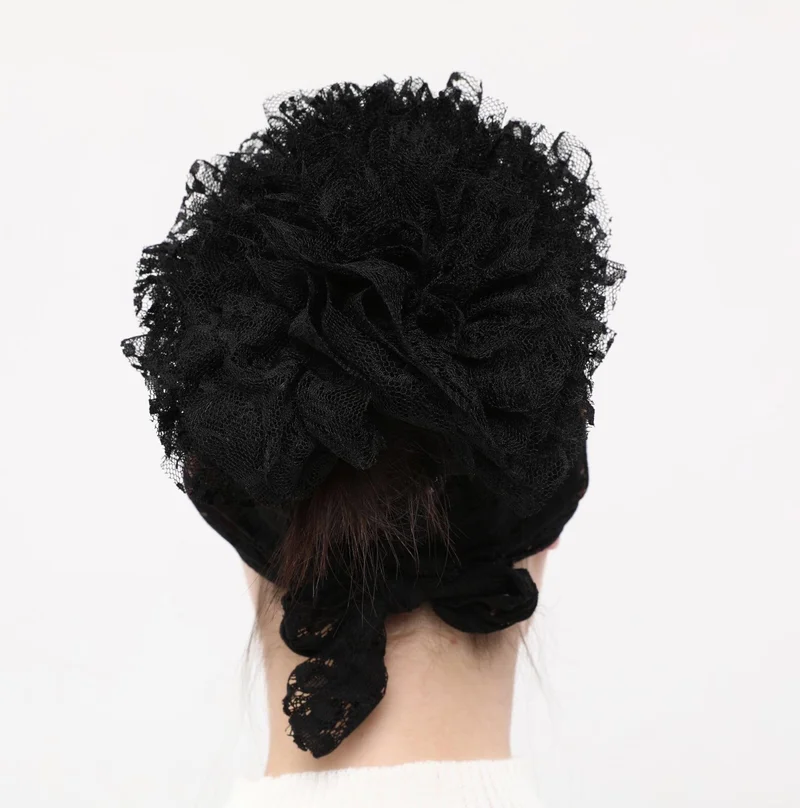 Sensu Self-Lace, Frilly Hijab Bonnet