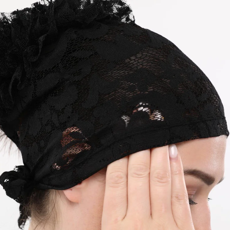 Sensu Self-Lace, Frilly Hijab Bonnet