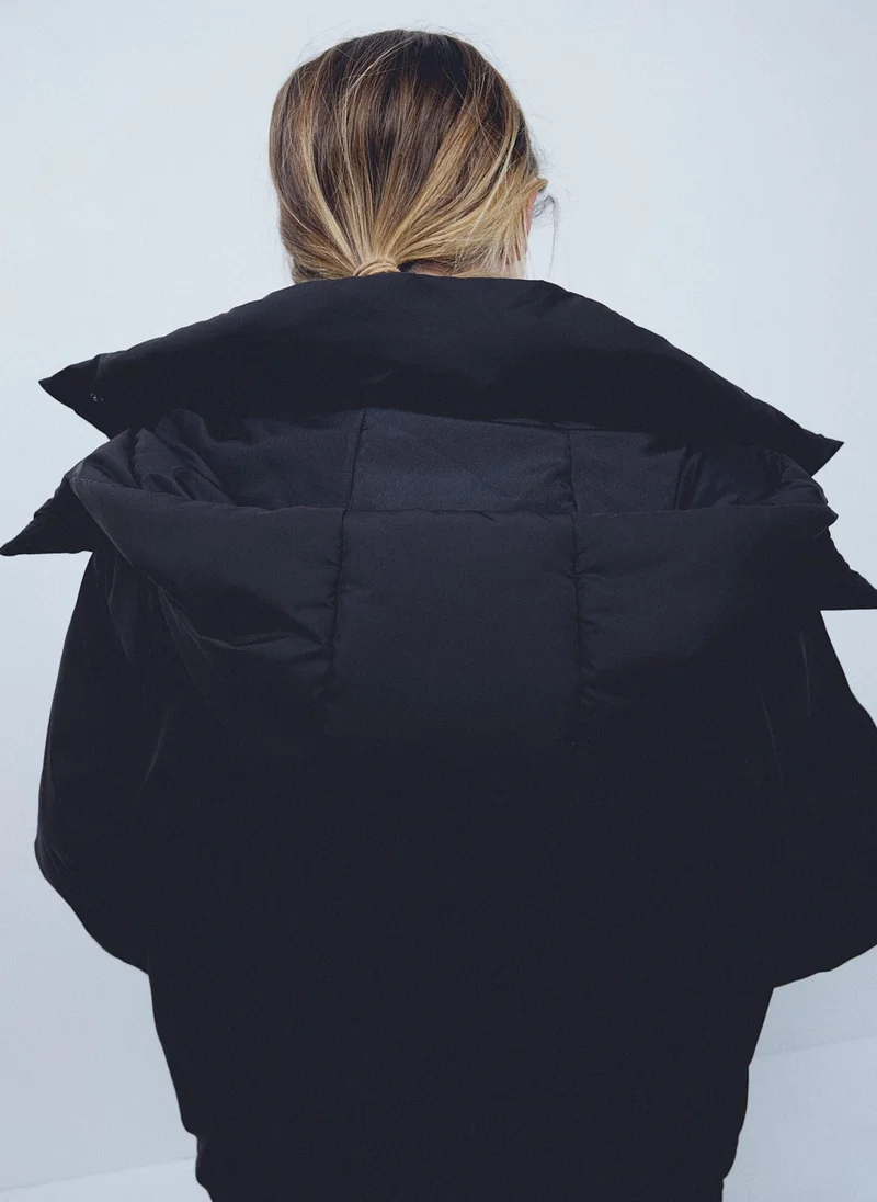 اتش اند ام Oversized Padded Coat