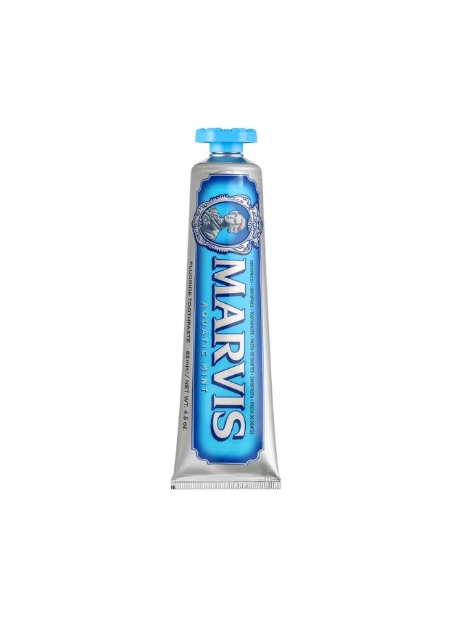 Marvis Aquatic Mint Whitening Toothpaste 85ml - Image 3