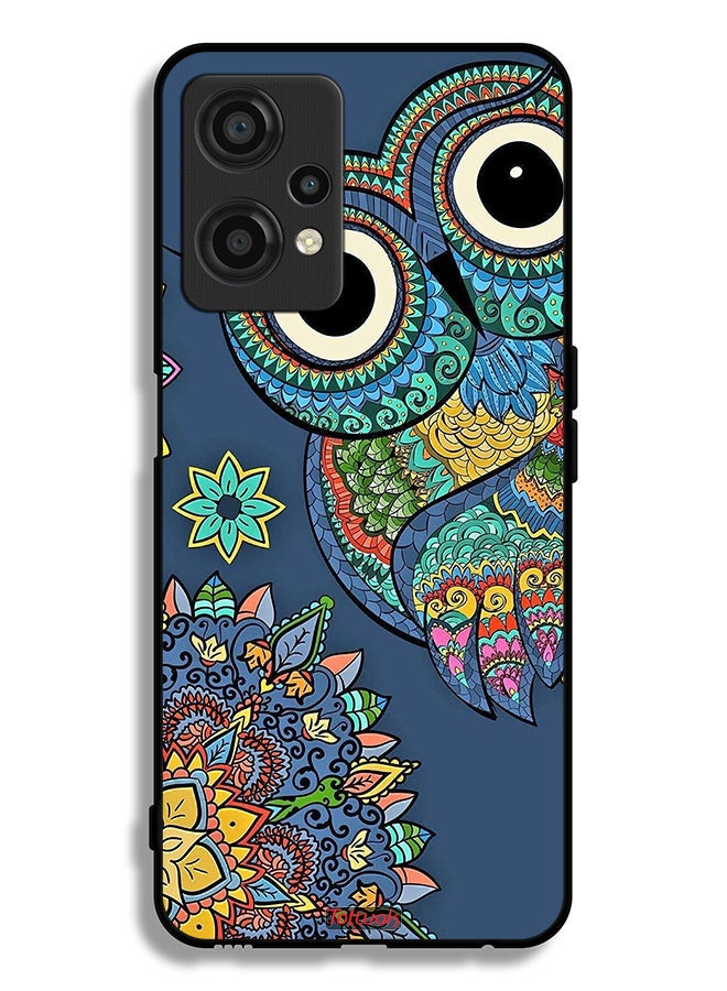 Tolwak OnePlus Nord CE 2 Lite 5G Protective Case Cover Floral Owl - Image 2
