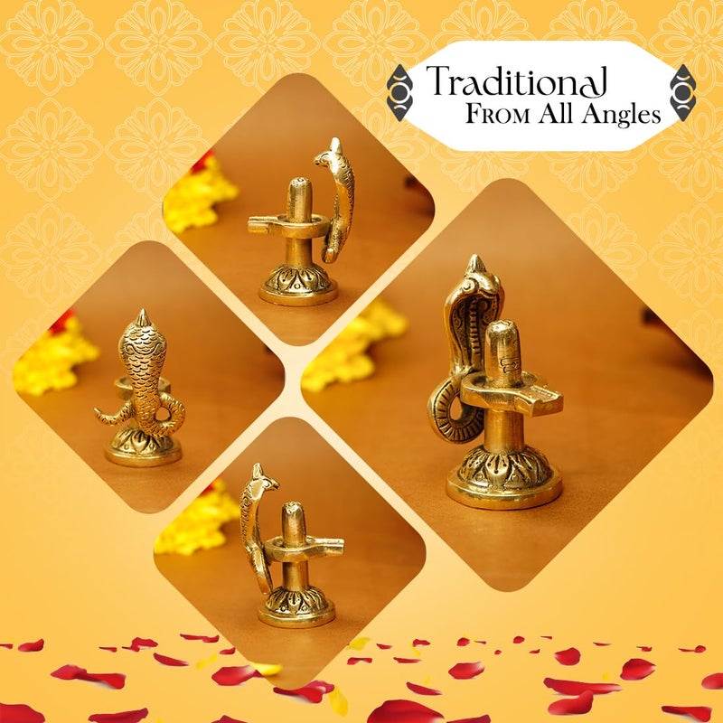 Ekhasa 100 Pure Brass Shivling for Home Puja Size 7 cm Siva Linga for Pooja Shiva Lingam for Office Shiv Linga for Gift Shiva Linga Ideal Gift for All Occasions - Image 4