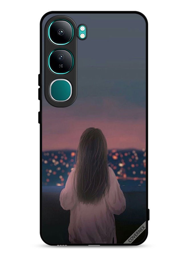 Covernex vivo Y300 5G Protective Case Cover Standing Girl