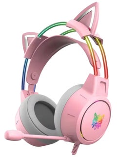 onikuma Gaming Headset With Mic Lightweight Headphones Rgb Aluminum Frame Noise Reduction Surround Sound Compatible PS4 PS5 Xbox One PC Mobile Phone  - Image 1