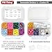 pill thing Large Pill Organizer 8 Compartment Big Pillbox for Travel Airtight Design Easy Travel Medication Management Adjustable Dividers Gasket Waterproof Med Box with Medication Map Clear 1 Pack - Image 4