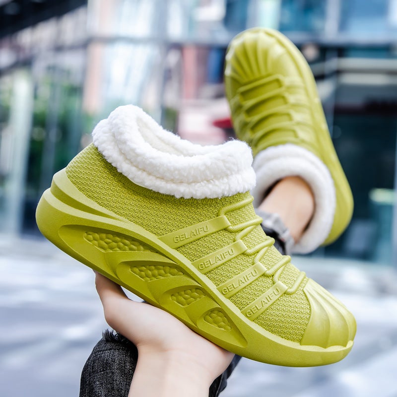 Non-Slip Fishing Thick-Sole Warm Green [Cotton added]] 
