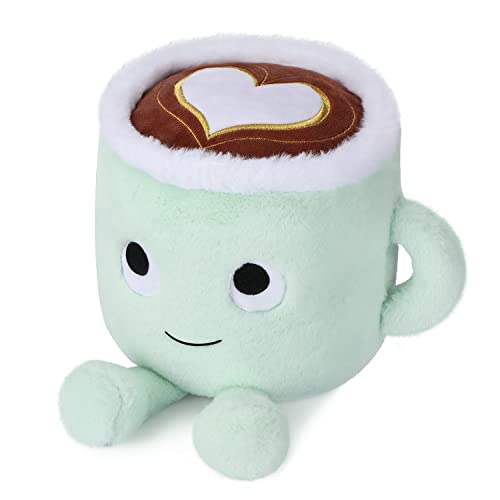 AULUDA Latte Plush Toy 30 cm Stuffed Coffee Mug Plushie Pillow Doll Soft Cup Fluffy Friend Hugging Cushion Present for Every Age Latte - Image 1