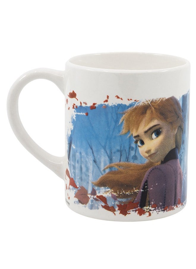 STOR STOR Disney Mug Ceramic Frozen Ii 240Ml With Handle| Set Of 1 Pcs Tea/Coffee Round Shape| Microwave & Dishwasher Safe, Freezer Safe | Ideal For Daily Use Coffee, Tea, Milk & Gifting,Color Multicolor  - Image 2