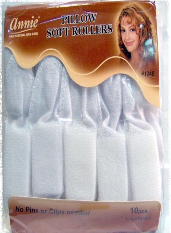 Annie Soft Pillow Rollers White #1248 - Image 1
