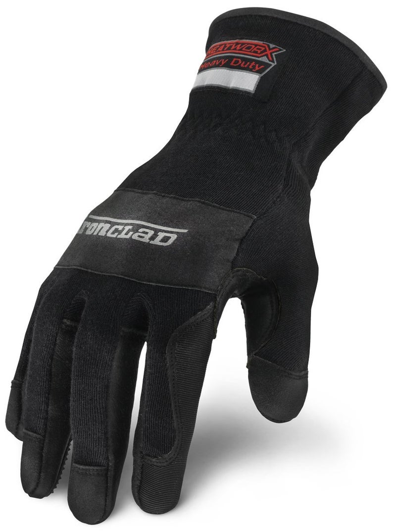 Ironclad HEATWORX HEAVY DUTY; Heat Resistant Gloves, Silicone-Palm, Rated up to 600°F (315 °C) Kevlar-Liner and Shell, (1 Pair), Black - Image 1
