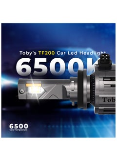 Toby's Toby's TF200 H4 2 Pieces Car LED Headlight Original 200W/piece Power 20000/piece Lumens With Color Temperature 6500K  - Image 2