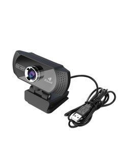 Kisonli Webcam Full HD 480P , Manual focus webcam USB plug and play free driver With Microphone,  30 FPS,  Angle 90 -Black  - Image 3