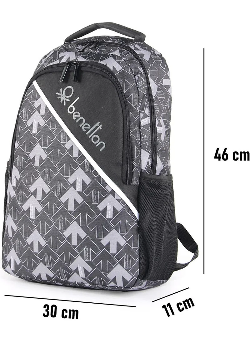 UNITED COLORS OF BENETTON BNT03739 Black Unisex Backpack