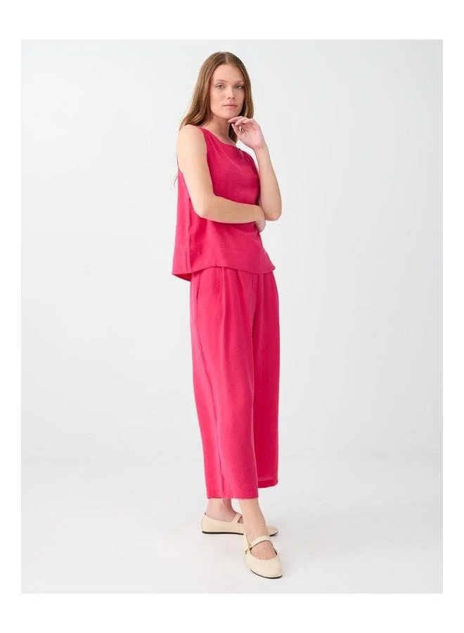 Jimmy Key Fuchsia Straight Cut Woven Pants.