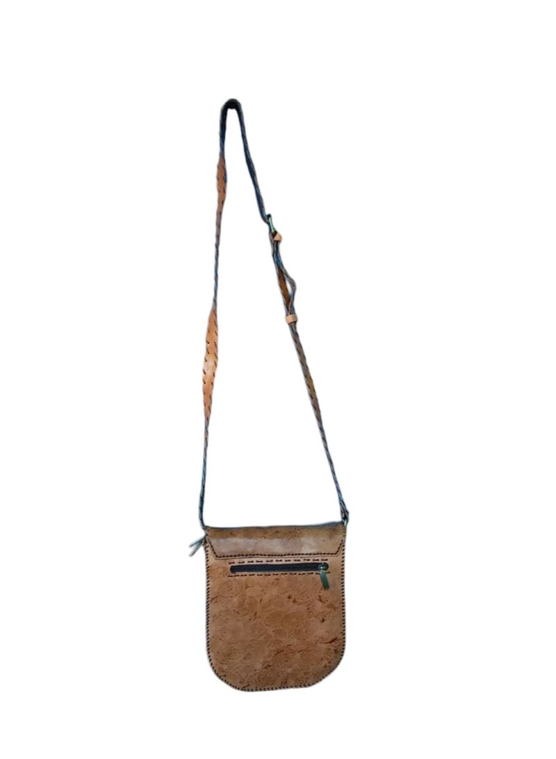 Sheer Fashionable Leather Crossbody Bag  - Image 3