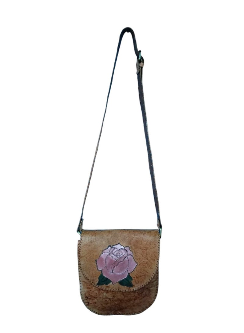 Sheer Fashionable Leather Crossbody Bag  - Image 2