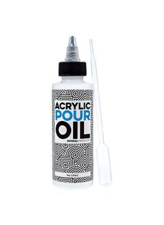 IMPRESA Acrylic Pouring Oil 100% Silicone Ideal Silicone Lubricant For Art Applications Large 4 Ounces (Includes Pipette) Made In The Usa  - Image 1