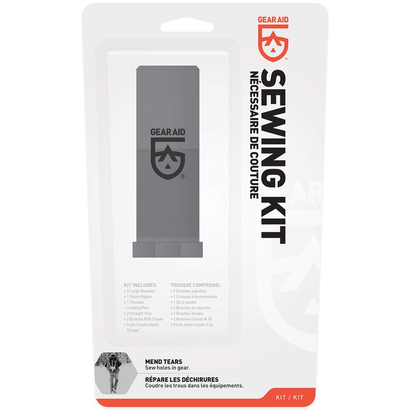 Gear Aid Outdoor Sewing Kit for Gear Repairs with Needles, Safety Pins, Buttons and Seam Ripper,Black - Image 2