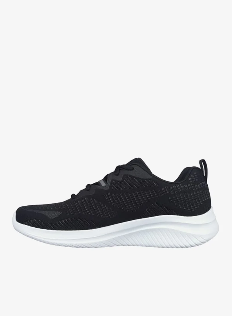SKECHERS Mens Textured Sports Shoes with Lace-Up Closure - ULTRA FLEX 3.0