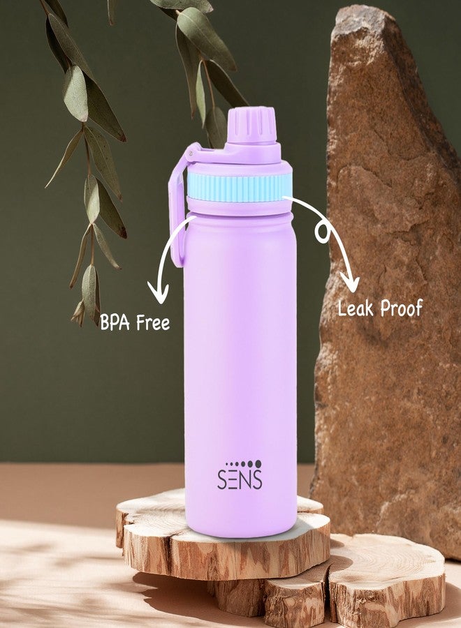SENS Hydra Domino 304 Stainless Steel Water Bottle 500ml with Hot or Cold up to 24 Hours |Leak Proof|BPA Free|Travel|Gym |Adult & Kids|Bliss - Image 4