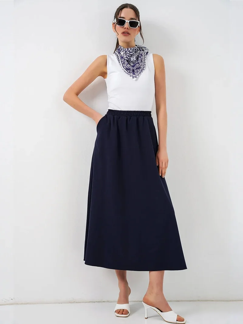 بيغ دارت BDART High Waist A-Line Maxi Skirt