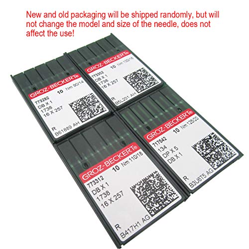 ckpsms GROZBECKERT Needle in CKPSMS Clear Plastic Box 40PCS GROZBECKERT DBX1 Sewing Machine Regular Point Needle Compatible with JUKI DDLBrother DB2 More - Image 3