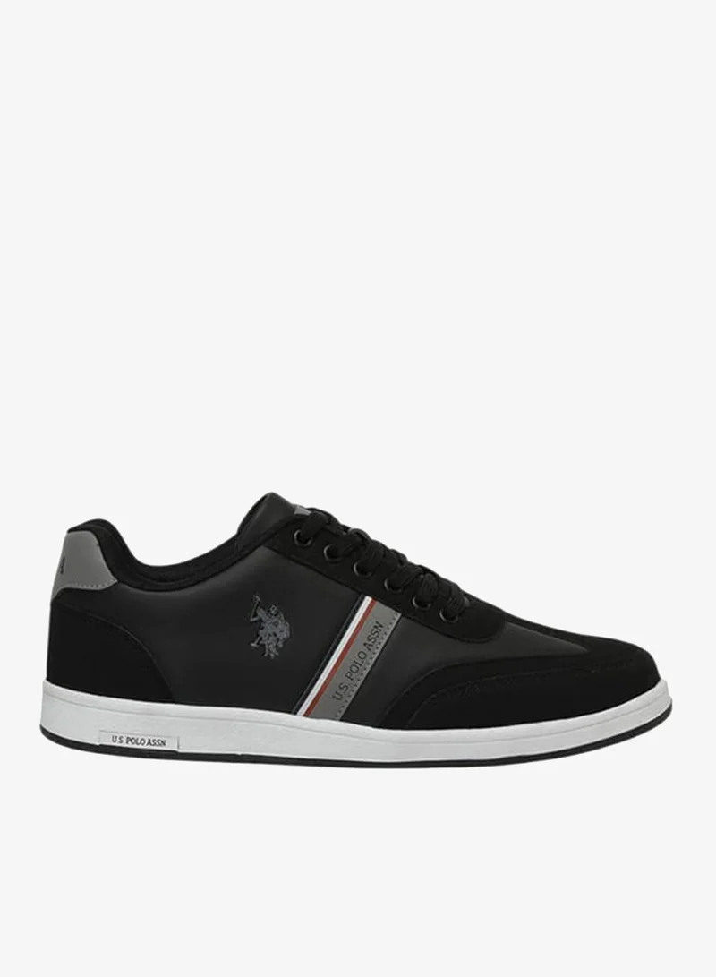 Men's Logo Detail Lace-Up Sneakers
