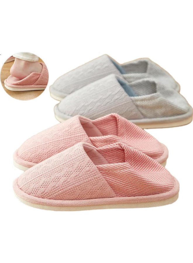 GUOLUOFEI Postpartum Shoes Maternity Shoes Spring And Autumn Confinement Shoes Winter Summer Maternity Shoes Grey Size 40-41 - Image 1