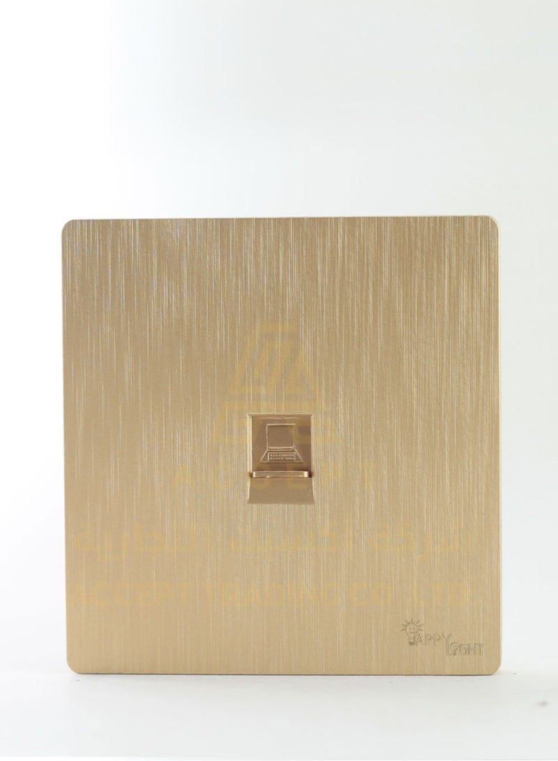Happy Light PC Socket Golden color high quality and design that matches the decor of most rooms - Image 2