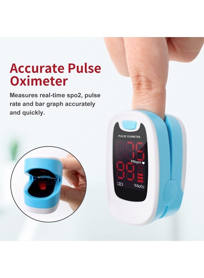 CONTEC LED CMS50M Pulse Oximeter,SpO2 and PR Value Waveform Blood Oxygen, Neck/Wrist Cord - Image 5