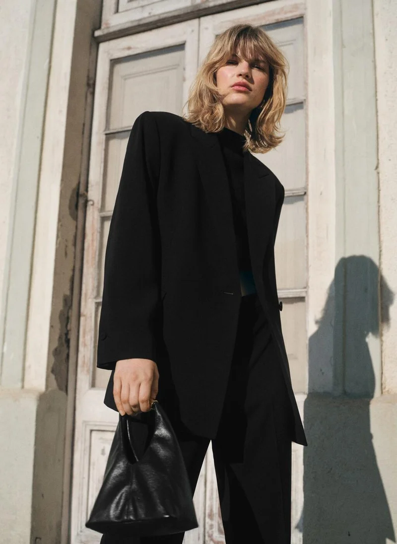 MANGO Double-breasted suit jacket
