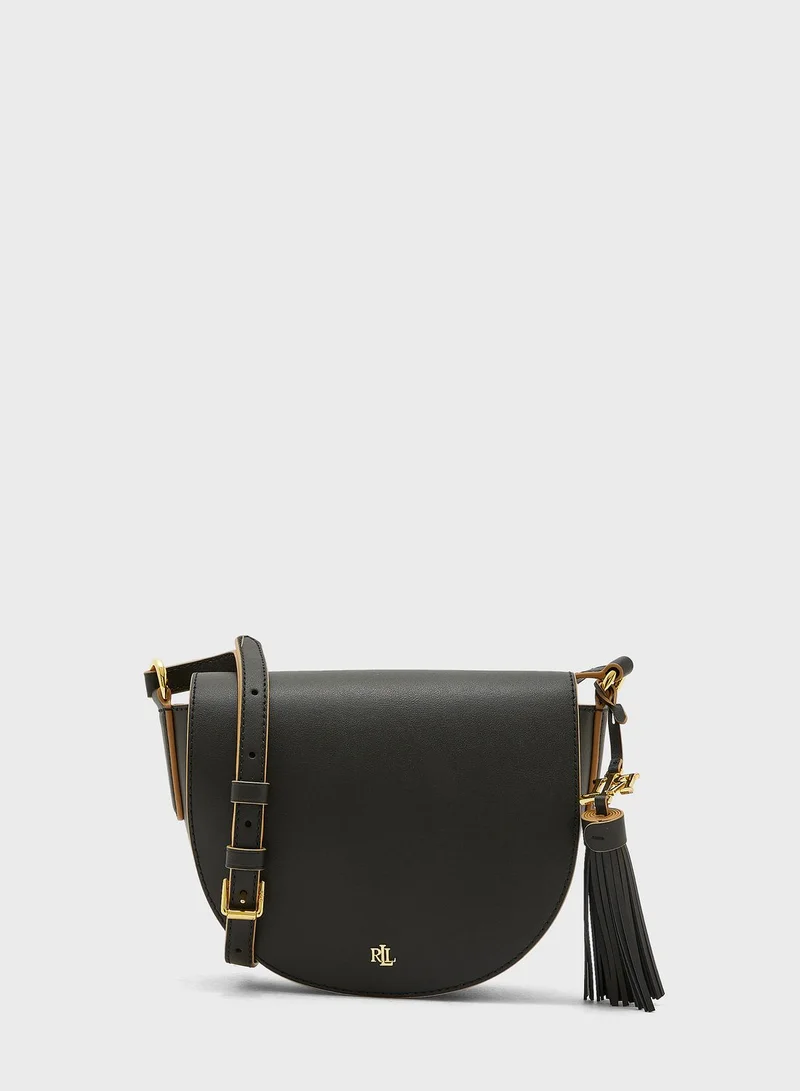 Lauren Ralph Lauren Tassel Detail Flap Over Crossbody