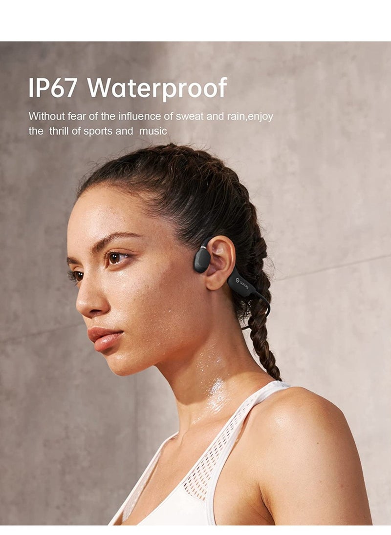 sanag Open-Ear Wireless Earphones Air Conduction Headphones Bluetooth 5.0 with Mic  - Image 4