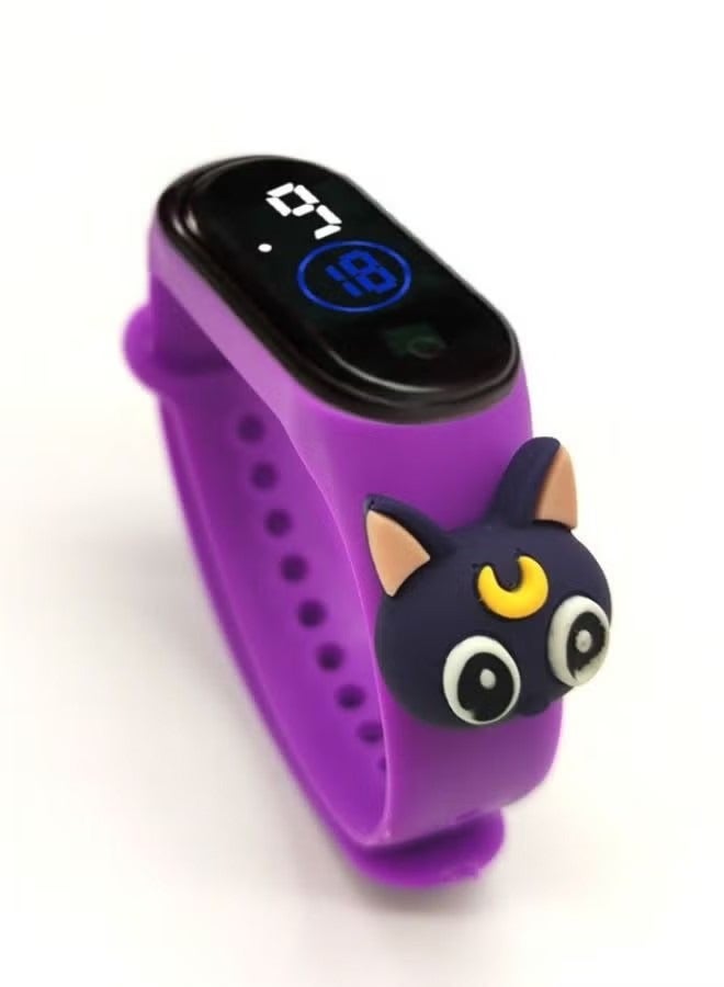 Kids' Water Resistant Silicone Digital Watch 6PCS - Image 3