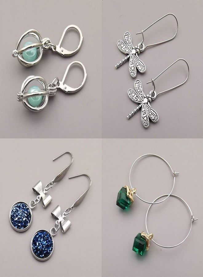 WOCRAFT 200pcs Stainless Steel Ball and Coil Earring Hooks Findings Ear Wires Fish Hook Earrings Hoops Ear Wire for DIY Jewelry Making (10169) - Image 5