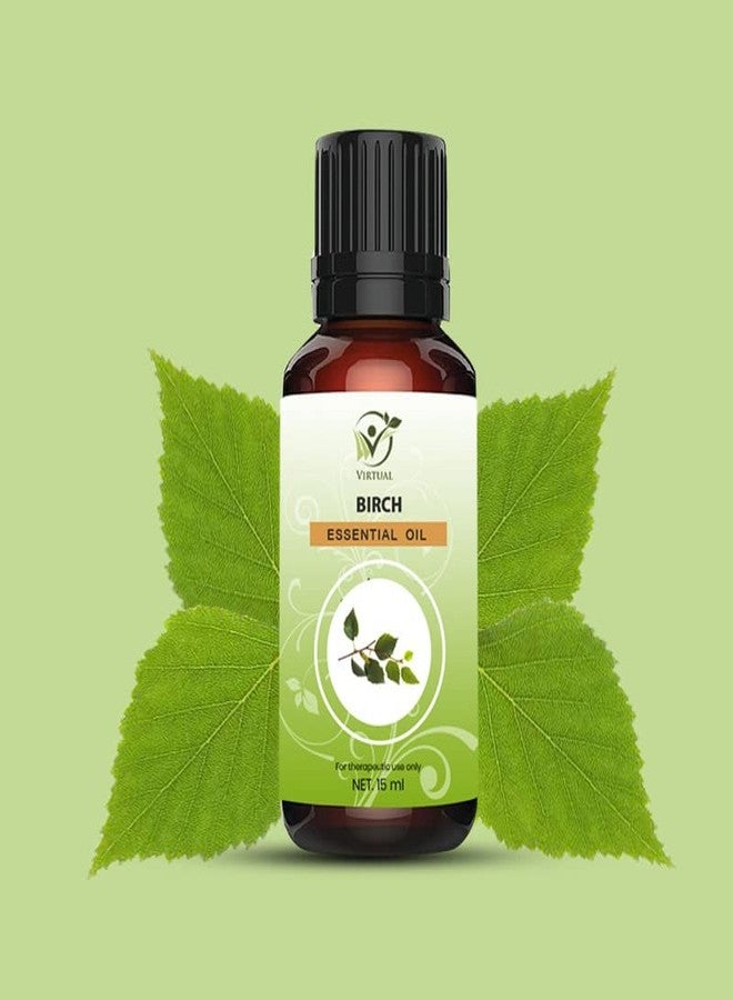 افتراضي زيت البتولا العطري للشعر والبشرة، نقي وطبيعي وغير مخفف، للاستخدام في العلاج العطري، درجة علاجية، 15 مل - Image 2