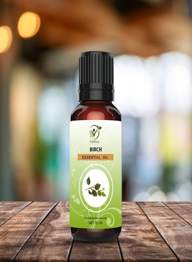 افتراضي زيت البتولا العطري للشعر والبشرة، نقي وطبيعي وغير مخفف، للاستخدام في العلاج العطري، درجة علاجية، 15 مل - Image 4