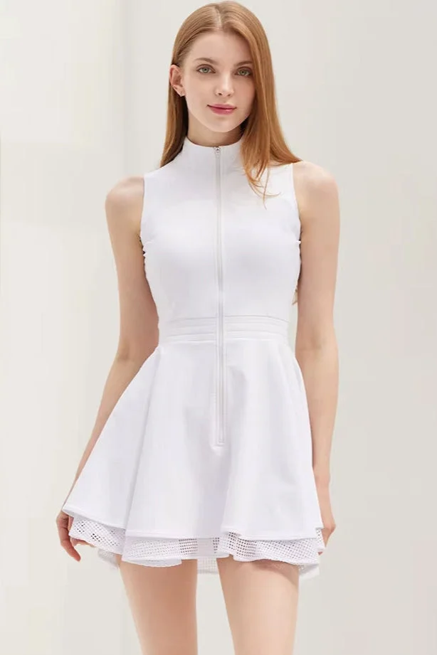 SVL SVL Wiktoria Dress with Inner Shorts White