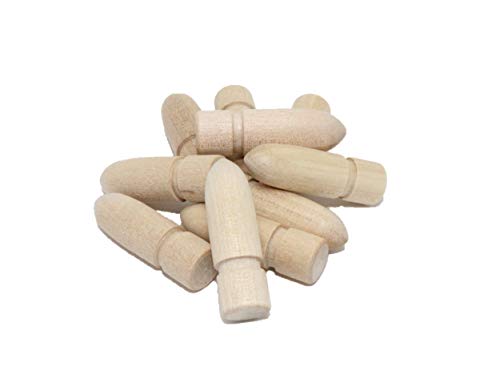 Balsam Point Workshop 10-Pack - Table and Leaf Extension Alignment Pins - Wood Length 1.25" - Furniture Connector Dining Table Leaves Dowel Crafts Woodworking and DIY Projects - Image 5