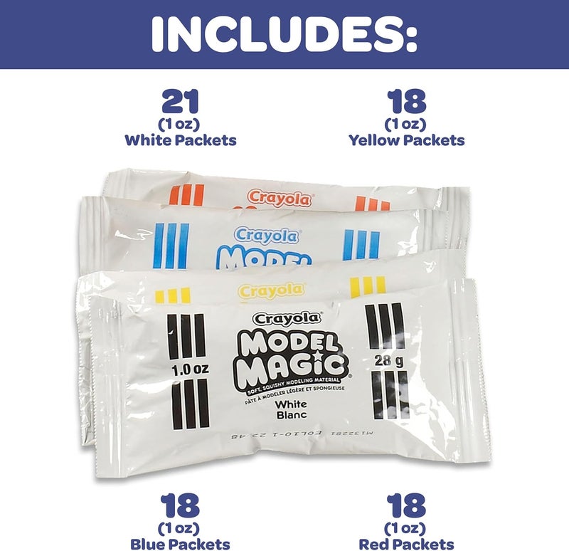 Crayola Model Magic Classpack - 75 Count of 1 oz Modeling Clay in Assorted Colors - Image 3