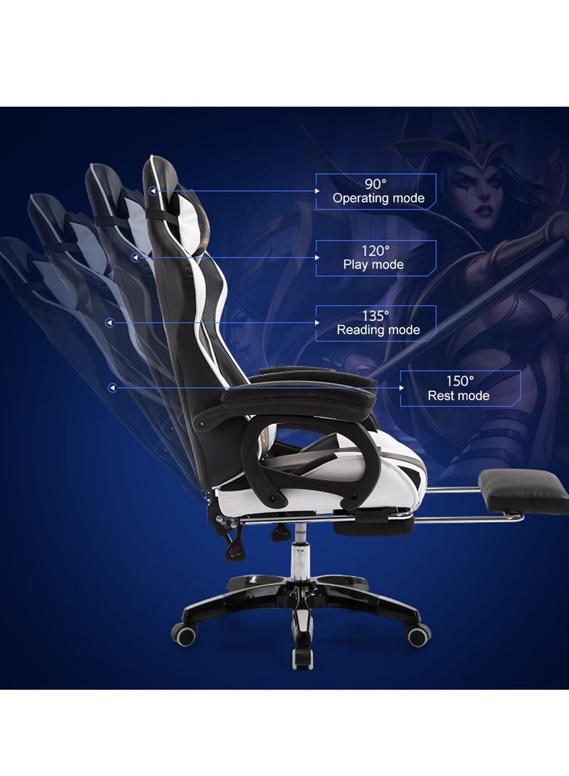 LIKEREGAL Fantastic Steel Gaming Chair Grey  - Image 3