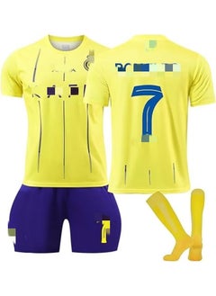 LESHP Kids Football Jersey Set - #10 Complete Soccer Jersey Set with 1 Jersey, 1 Short and 1 Pair of Socks, Perfect Gift for Kids Children and Football Fans  - Image 1