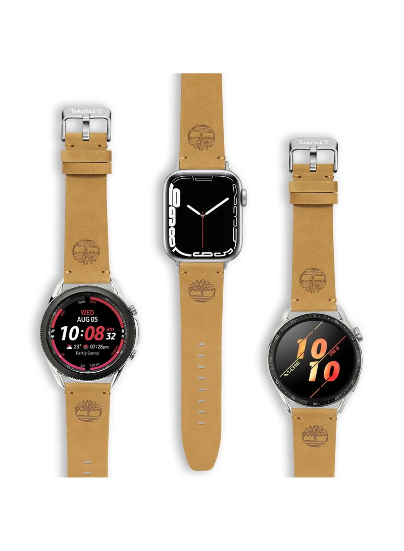 Timberland Timberland Ashby Wheat Leather Universal Watch Strap 22Mm