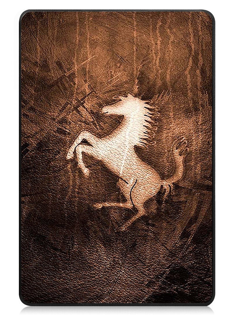 Theodor Protective Flip Case For Huawei MatePad 11 (2023) With Trifold Stand Auto Wake Sleep Shockproof Cover leather horse copy - Image 1