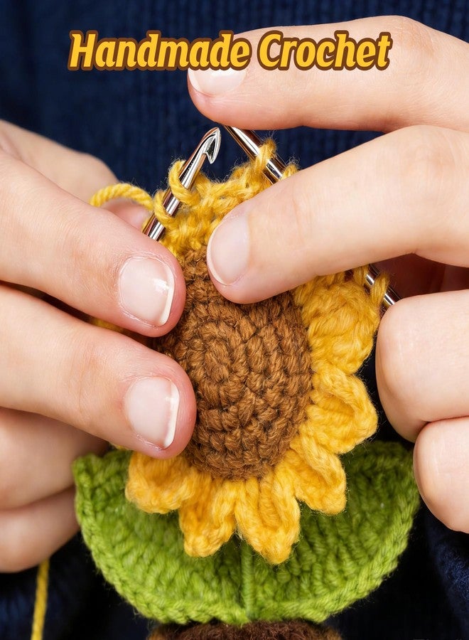 ilifemate Teacher Appreciation Gift, End of Year Teacher Gifts, Crochet Sunflower Teacher Gifts for Women Men - Thank You for Helping Me Grow, Love & Gratitude Decor for Classroom, Desk, Home - Image 4