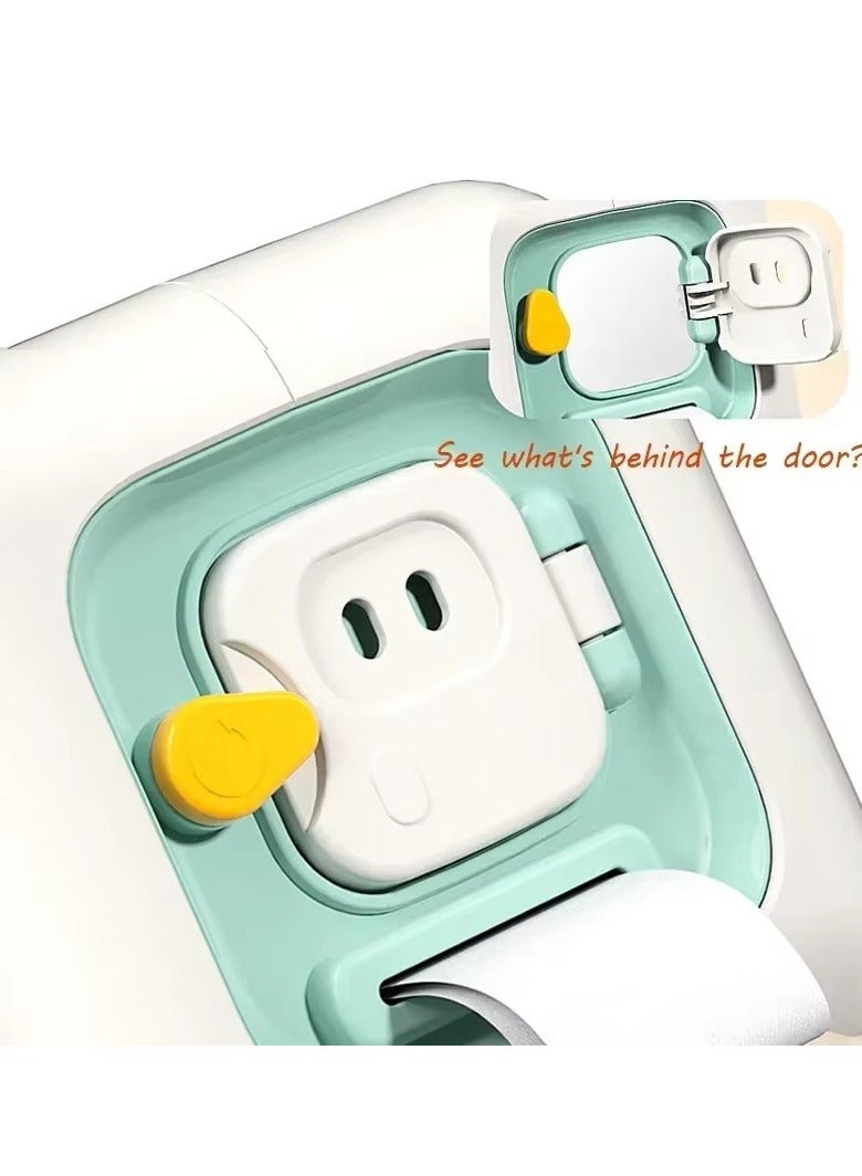 general 6-in-1 Learning Toy, Sensory Activity Board, Green - Image 3